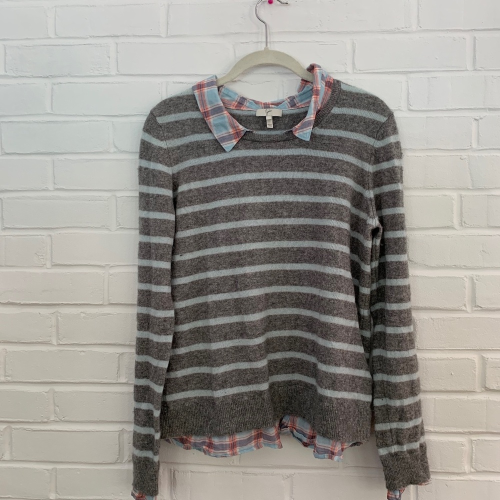 Jose collared striped sweater
